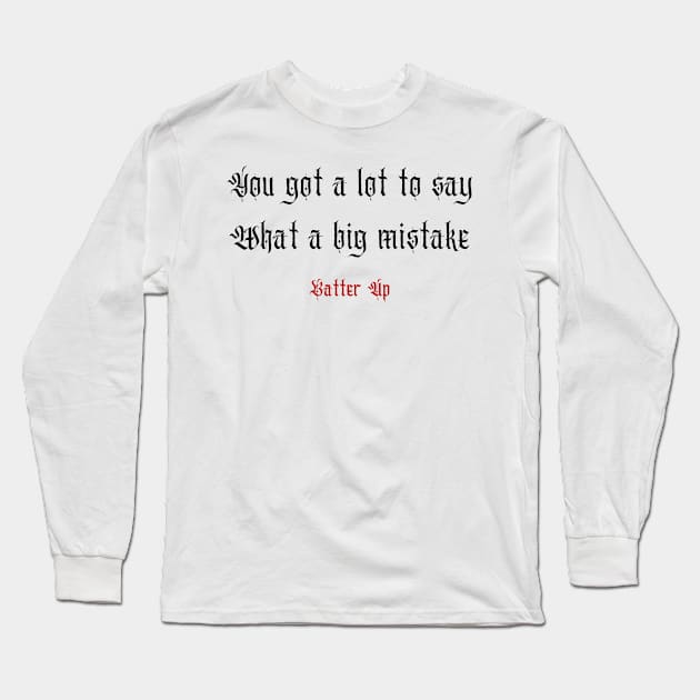 Babymonster Batter Up Long Sleeve T-Shirt by Rakenz